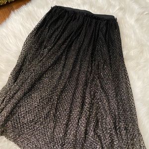 Skirt with Gold Ombré